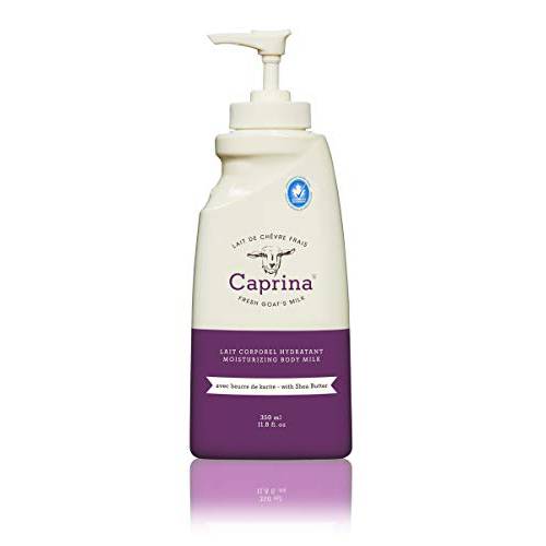 Caprina by Canus Fresh Goat’s Milk Moisturizing Body Lotion, Shea Butter 11.8 Fl Oz