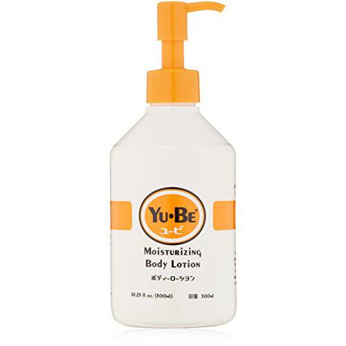 Yu-Be Hand and Body Lotion Deeply Hydrating Moisturizer Pump Bottle for Extra-Dry Skin - Daily Moisturizing and Healing Skin Cream for Day & Night | Good For Cracked Heels I Non-Greasy - 10.25 Fl Oz
