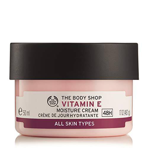 The Body Shop Vitamin E Moisture Cream, Paraben-Free Facial Cream, 1.7 Oz