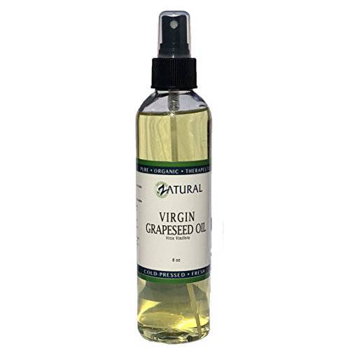 GrapeSeed Oil-Cold Pressed, Virgin, Undiluted, 100% Pure Grape Seed Oil (8 Ounce Spray)