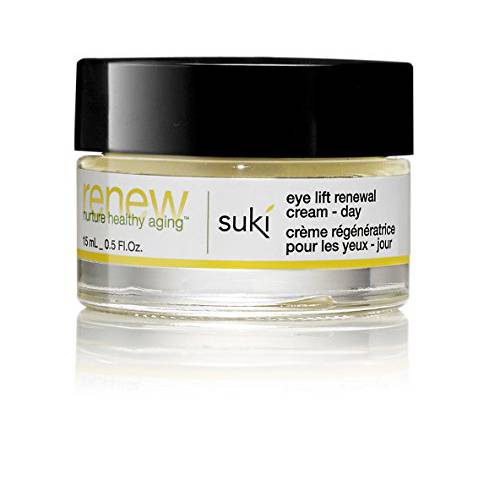 Suki Skincare Eye Lift Renewal Cream - Day - With Resveratrol, Caffeine, & Vitamin C - Helps Firm, Brighten, & Nourish Delicate Under-Eye Skin - 15 ml