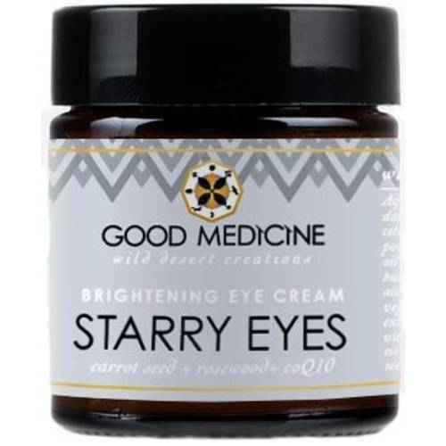 Good Medicine Beauty Lab Starry Eyes Brightening Cream - Hydrating Eye Cream for Dark Circles and Puffy Eyes - Anti-Aging Q10 and Vitamin B3 for Fine Lines and Wrinkles - Skincare for Women and Men (1 oz)