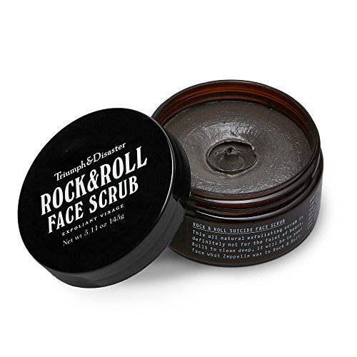 Triumph & Disaster | Rock & Roll Face Scrub for Men | Natural, Exfoliating Pore Cleansing Facial Scrub - Removing Blackheads and Dirt, 5.11 oz