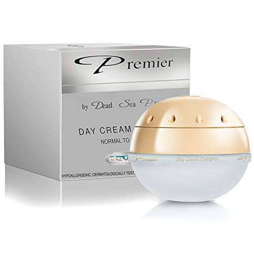 Premier Dead Sea Day Cream, protects from the environment, natural SPF, Reduces wrinkles,quick absorbing, non tacky anti wrinkle age defying Classic collection 2.04fl.oz