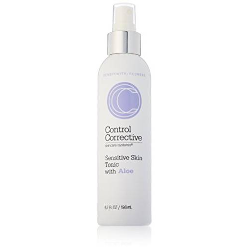 CONTROL CORRECTIVE SKIN CARE SYSTEMS Sensitive Skin Tonic with Aloe |Calms Overstimulated or Reddened Skintypes |6.7 Fl Oz