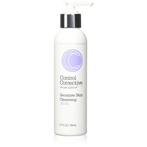 Control Corrective Sensitive Skin Cleansing Milk | Creamy, Calming Cleanser to Remove Make-Up & Daily Build Up Without Stripping the Skin | 6.7 oz