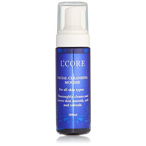 L’core paris Facial Cleansing Mousse for all Skin Types, thoroughly Cleans and leaves Skin Smooth, Soft and Refreshed, 6.08 fl. oz.