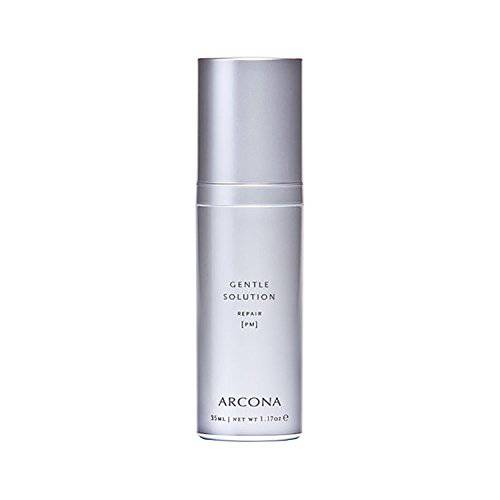 ARCONA Gentle Solution - 4% Glycolic, 3% Lactic Acids, Algae, Witch Hazel + Honeysuckle Gentley Exfoliate + Hydrate Skin 1.17oz