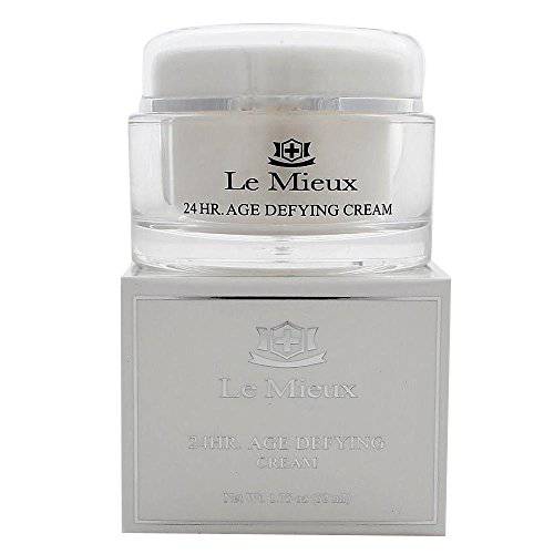 Le Mieux 24 Hr. Age Defying Cream - Hydrating Facial Moisturizer with Hyaluronic Acid & Peptides, Rich Anti-Aging Face Cream, No Parabens or Sulfates (1.75 oz / 52 ml)