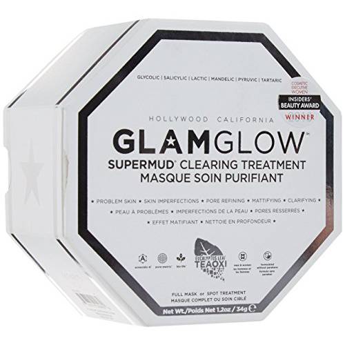 Glamglow Supermud Clearing Treatment Super Mud Skin Cleansing Mask | 1.2 oZ