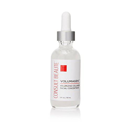 Consult Beaute Volumagen Volumizing Collagen Facial Concentrate - Temporarily Fills and Plumps - Marine Collagen - Vitamin C - 2 oz. (1Pack)