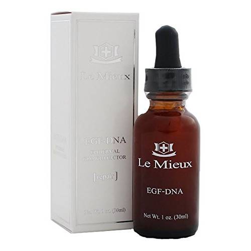 Le Mieux EGF-DNA Serum - Epidermal Growth Factor Serum for Face with Hyaluronic Acid for Post-Procedure & Aging Skin (1 oz / 30 ml)