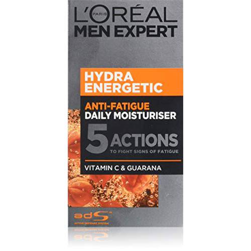 L’Oreal Men Expert Hydra Energetic Daily Anti-Fatigue Moisturizing Lotion, 1.6 Ounce