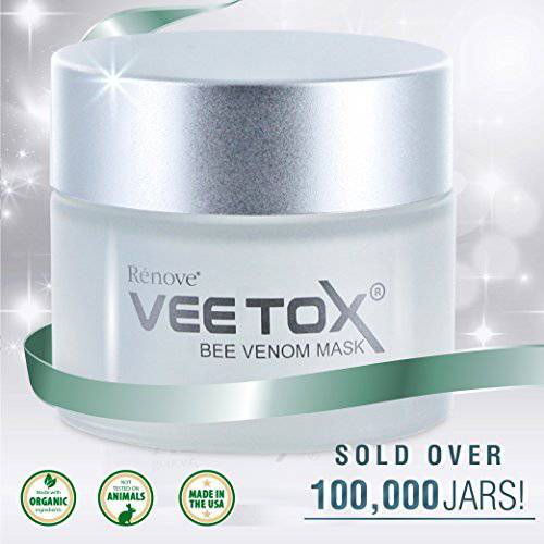 RENOVE VEE TOX Bee Venom Mask Anti-Aging Cream w/ Manuka Honey (15 ) – Organic