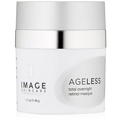 IMAGE Skincare, AGELESS Total Overnight Retinol Masque, Anti-Aging Facial Mask for Firming and Elasticity with Marine Collagen and Peptides, 1.7 oz