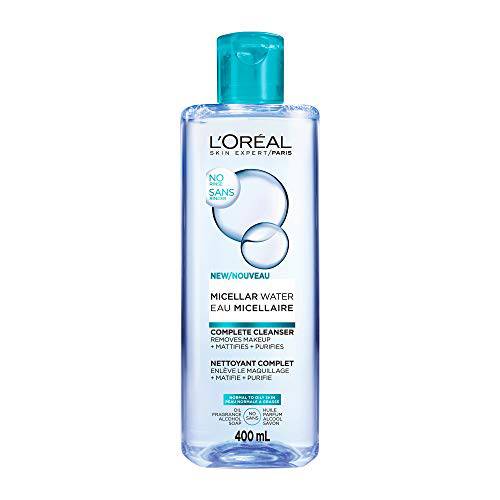 L’Oréal Paris Micellar Cleansing Water Normal to Oily Complete Cleanser, 13.5 fl. oz.