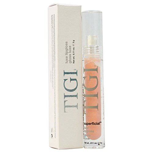 TIGI Luxe Lip Gloss Superficial, 0.11 Ounce