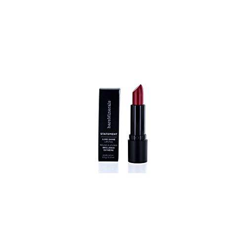 bareMinerals Statement Luxe-Shine Lipstick, Hustler, 0.12 Ounce
