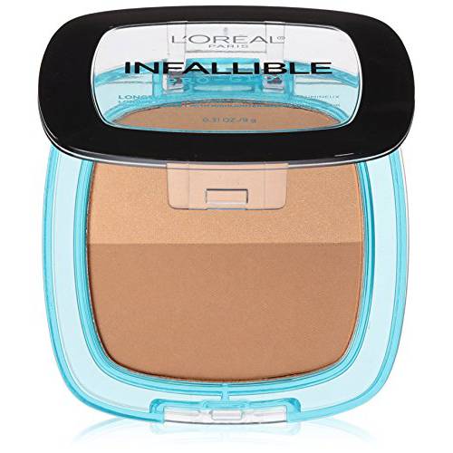 L’Oréal Paris Infallible Pro Glow Pressed Powder, Cocoa, 0.31 oz.