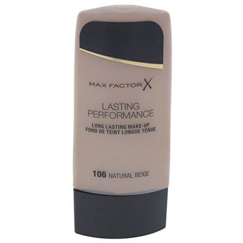 Max Factor, Long Lasting Performance No.106, Natural Beige, Foundation, 1.1 Ounce