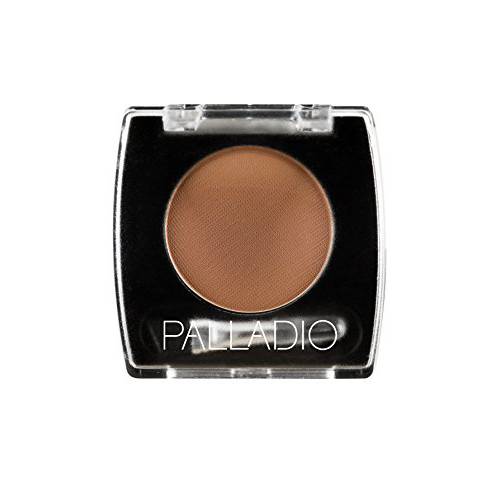 Palladio Brow Powder for Eyebrows, Soft and Natural Eyebrow Powder with Jojoba Oil & Shea Butter, Helps Enhance & Define Brows, Compact Size for Purse or Travel, Includes Applicator Brush, Auburn