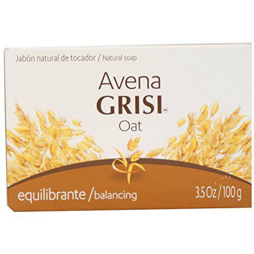 Avena Grisi Natural Oat Soap Balancing, 3.5 oz ( Pack of 3)