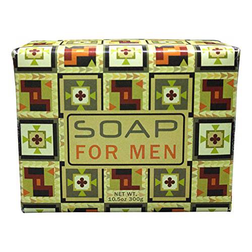 Greenwich Bay Soap Bar for Men, Shea Butter Moisturizing Bar, Men Natural Bath Soap (10.5 Oz - 1 Bar)