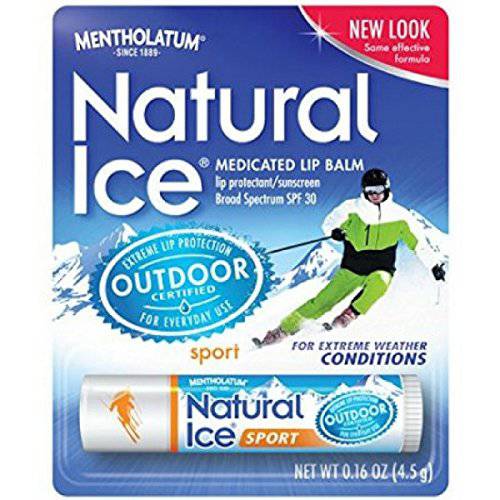Natural Ice Sport Lipbalm SPF 30 (Pack of 9)