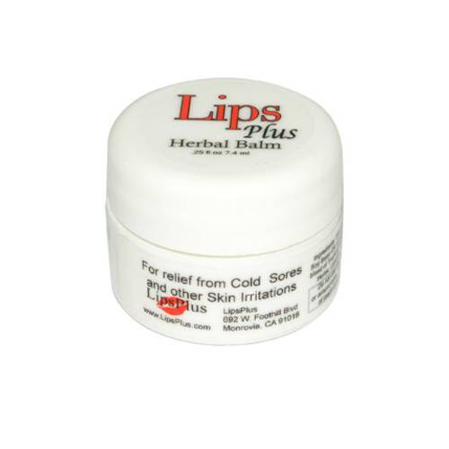 LipsPlus Herbal Healing Lip Balm Cold Sore Remedy All Natural With Shea Butter