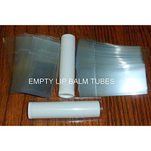 50 Clear Shrink Wrap Bands Sleeves for Lip Balm (Chapstick) Tubes - Tamper Evident Safety Seal
