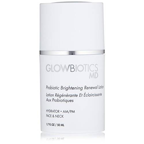 GLOWBIOTICS MD- Probiotic Brightening Renewal Lotion Reparative Antioxidants and Supports Natural Defenses - For Normal Skin (1.7 fl oz) - Made in the USA