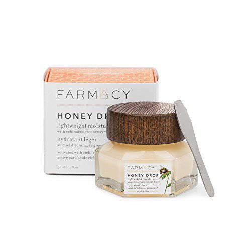 Farmacy Honey Lightweight Moisturizing Cream - Natural Hydrating Face Moisturizer