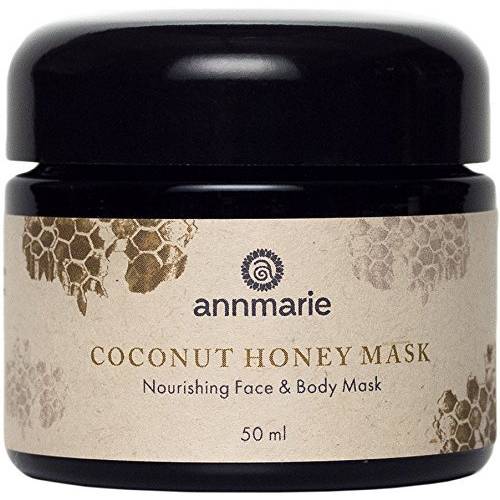Annmarie Skin Care Coconut Honey Mask - Organic Face Mask with Extra Virgin Coconut Oil & Mountain Wildflower Honey, Moisturizing & Exfoliating Mask for Dull, Dry & Sun-Damaged Skin, Suitable for All Skin Types (50mL, 1.7 fl oz)