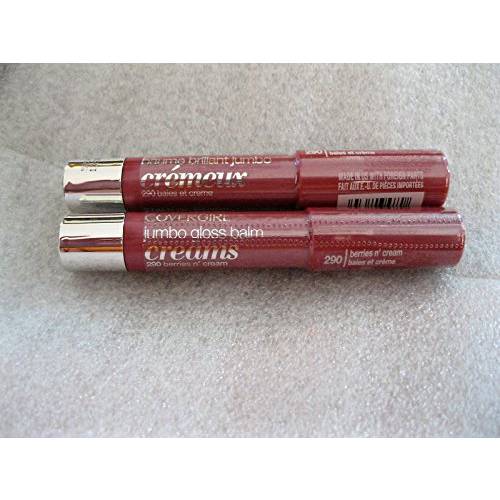 CoverGirl Colorlicious Berries N Cream 290 Jumbo Lip Gloss Balm Creams - 2 per case.