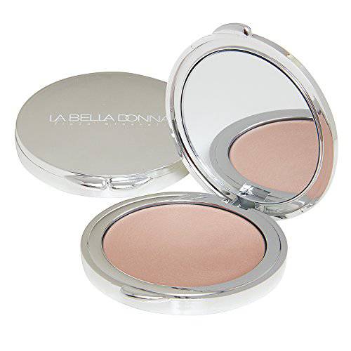 La Bella Donna Illuminating Cream Highlighter Compact, Formulated with Pure & Clean ingredients, Ideal for disguising hyper-pigmentation and other skin imperfections - Candlelight