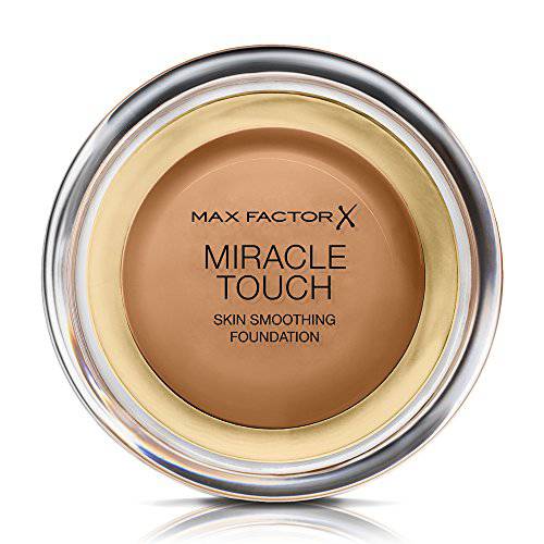 Max Factor Miracle Touch Liquid Illusion Foundation, No. 85 Caramel,1per Pack (1 x 11.5 g)