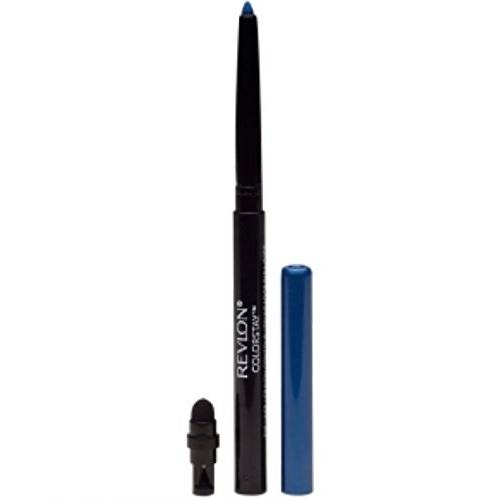 Pencil Eyeliner by Revlon, ColorStay Eye Makeup with Built-in Sharpener, Waterproof, Smudgeproof, Longwearing with Ultra-Fine Tip, 205 Sapphire, 0.01 Oz