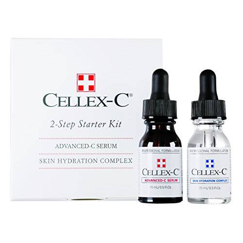 Cellex-C 2-Step Starter Kit, Advanced-C Serum, Skin Hydration Complex , 2x.5 oz/15 ml