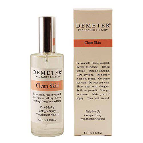 Demeter Clean Skin Cologne Spray for Unisex, 4 Ounce