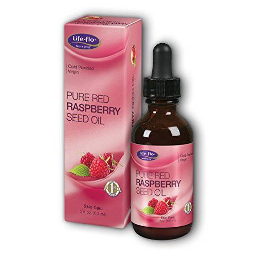 Life-flo Pure Red Raspberry Seed Oil | Antioxidant-Rich Moisturizer for Dry Skin & More | Cold Pressed, Pure Virgin, 2oz