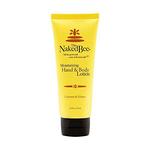 The Naked Bee Coconut and Honey Hand and Body Lotion, Moisturizer for All Skin Types, Nourishing Lotion for Sensitive Skin 2.25 Ounce