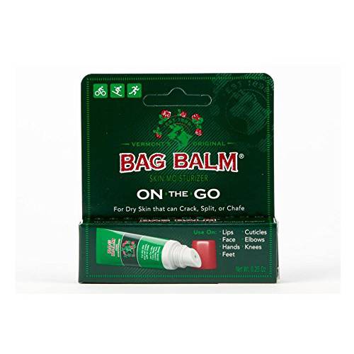 Bag Balm Original On-the-Go Lip Balm Tubes for Chapped Lips, Dry Hands, Skin Irritations and More (Pack of 6 Tubes)
