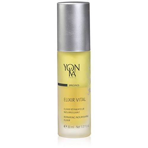 Yon-Ka Elixir Vital Concentrate (30ml) Revitalizing Anti-Aging Treatment to Moisturize and Remineralize Skin, Vitamin-Packed Anti-Wrinkle Serum, Paraben-Free