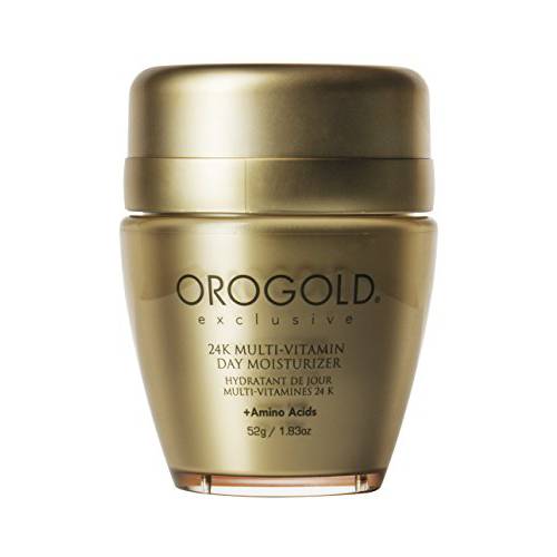 Orogold 24K Multi-Vitamin Day Moisturizer with Amino Acids, Day Cream with Vitamin C, Vitamin A and Vitamin E, 52 G / 1.83 Oz.