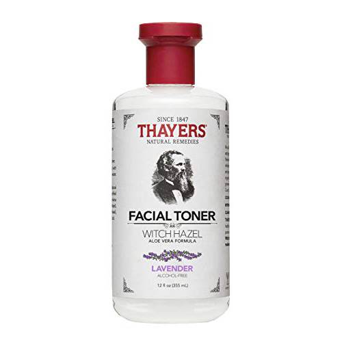 THAYERS Alcohol-Free Lavender Witch Hazel Facial Toner with Aloe Vera Formula, 12 oz