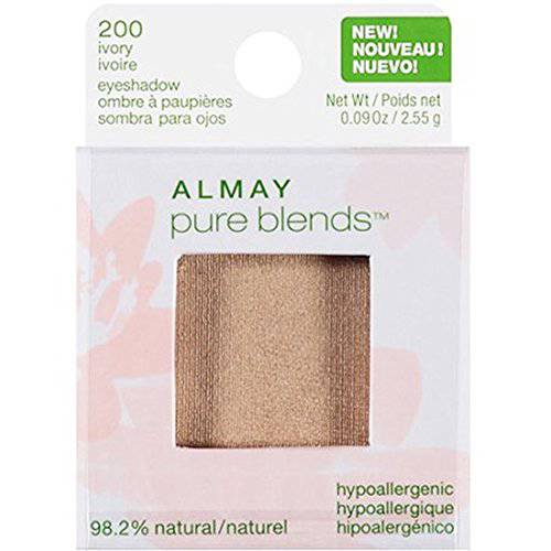 Almay Pure Blends Eyeshadow, Ivory, 0.09-Ounces (Pack of 2)