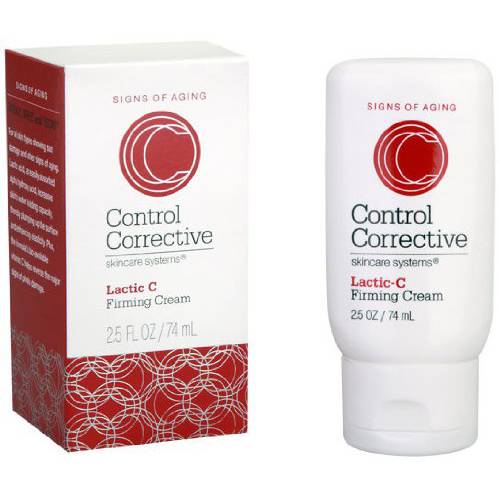 CONTROL CORRECTIVE Lactic-C Firming Cream | Anti-Aging Moisturizer to Help Brighten and Smooth the Complexion | 2.5 oz