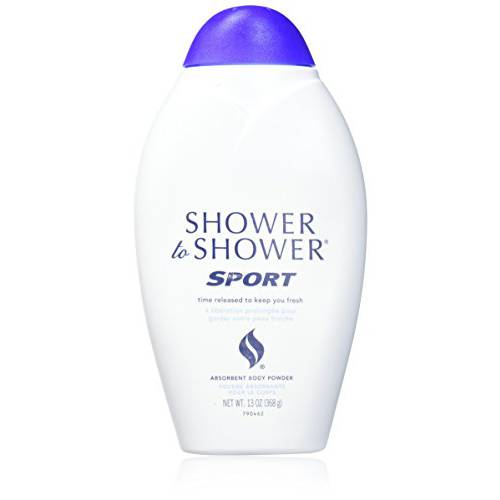 Shower to Shower Absorbent Body Powder, Sport, 13-Ounce Bottles (Pack of 3)