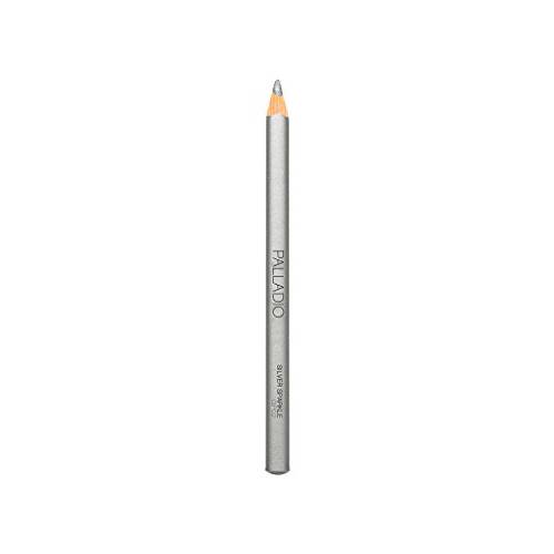 Palladio Glitter Eyeliner Pencil Longlasting Creamy Cosmetic Pencil Shimmer Eye Liner Buttery Smooth Tip Professional Makeup Glittery Pencil Sharpenable, Silver Sparkle