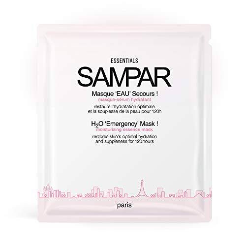 Sampar - H2O ’Emergency’ Mask - Moisturizing and Hydrating Hydrogen Serum Mask - ALL SKIN TYPES - Made in Korea (10 Pack)